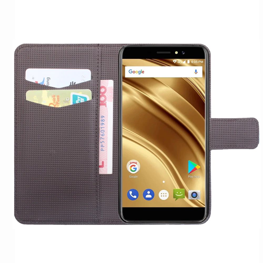 Чехол книжка для телефона Ulefone S8 Pro кожаный чехол подставка мобильного аксессуары