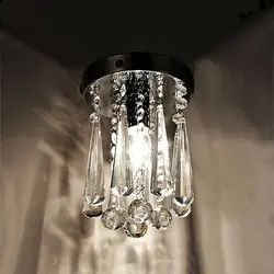 Люстры с подсветкой k9 кристалл современные висит круглый хлеб дизайн Спальня столовая фойе ресторана маленький Размеры