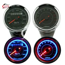 Универсальный одометр мотоцикла+ Тахометр спидометр тахометр Speedo meter