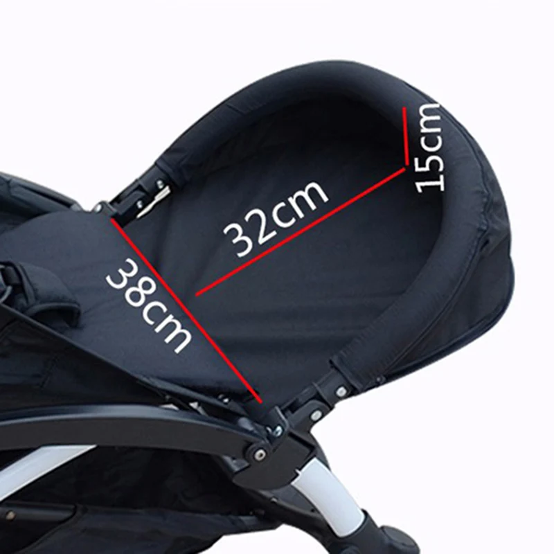Аксессуары для детской коляски Yoya Babyzen yoyo Babytime 32 см для ног коляска для новорожденного аксессуары для ног - Цвет: Черный