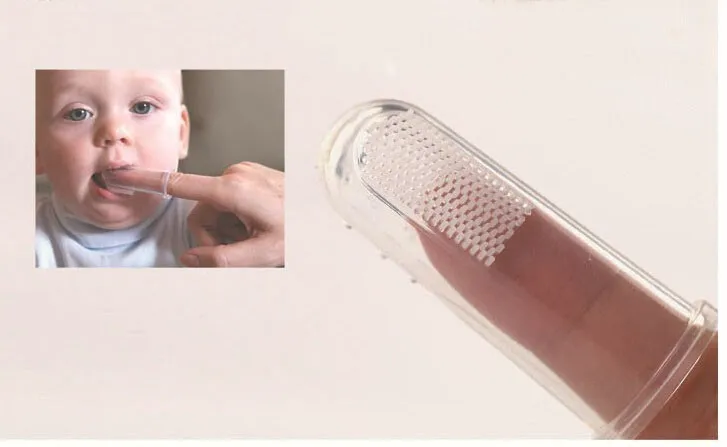 Baby Kid Infant Newborn Soft Safe Silicone Finger Training Toothbrush Gum Brush Clean Teeth Coated Tongue Baby Teething Rings Baby Kid Infant Newborn Soft Safe Silicone Finger Training Toothbrush Gum Brush Clean Teeth Coated Tongue Baby Teething Rings