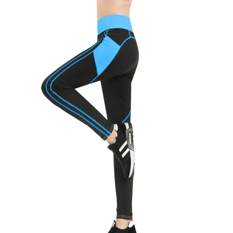 2018 эластичные облегающие леггинсы с геометрическим узором леггинсы для фитнеса из разных материалов для женщин спортивные Леггинсы