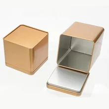 20 шт полезное квадратное железо чай Caddy обычный металл конфеты коробки банка для хранения 90*90*85 мм wen6392