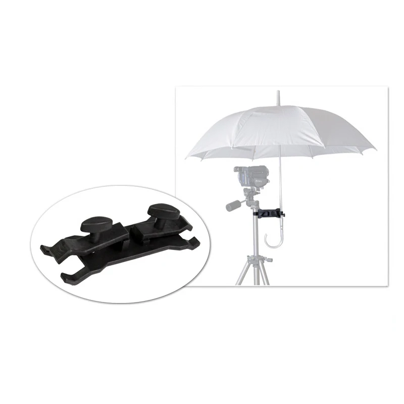 Camera Umbrella Holder Clip Clamp Bracket Support for Tripod Clip cover