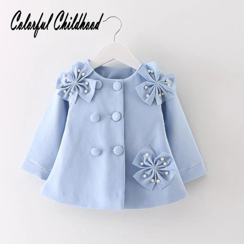 

Big flower design long sleeve jacket for girls warm jacket thick fleece children outwear chaqueta de nias