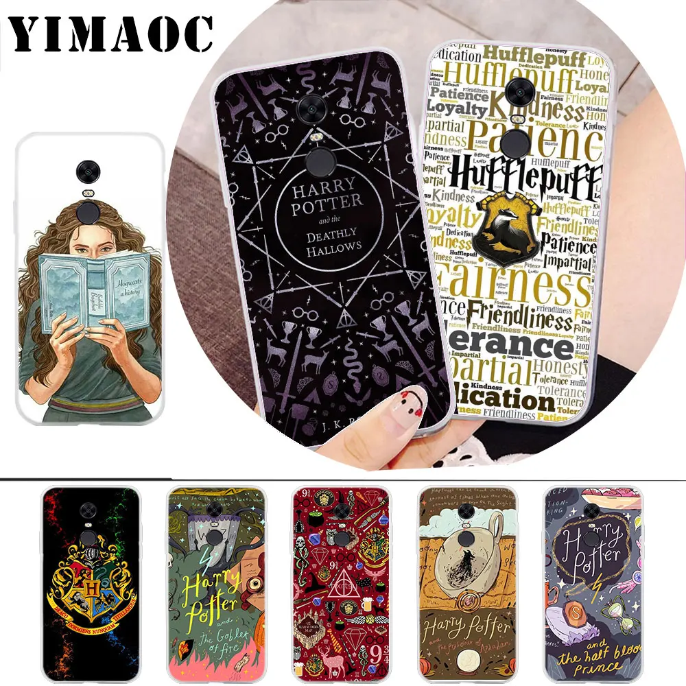 

YIMAOC Harry Potter Hallow quotes Soft Case for Xiaomi Redmi 4A Note 7 4X 5 Plus 5A Prime 6 Pro 6A S2