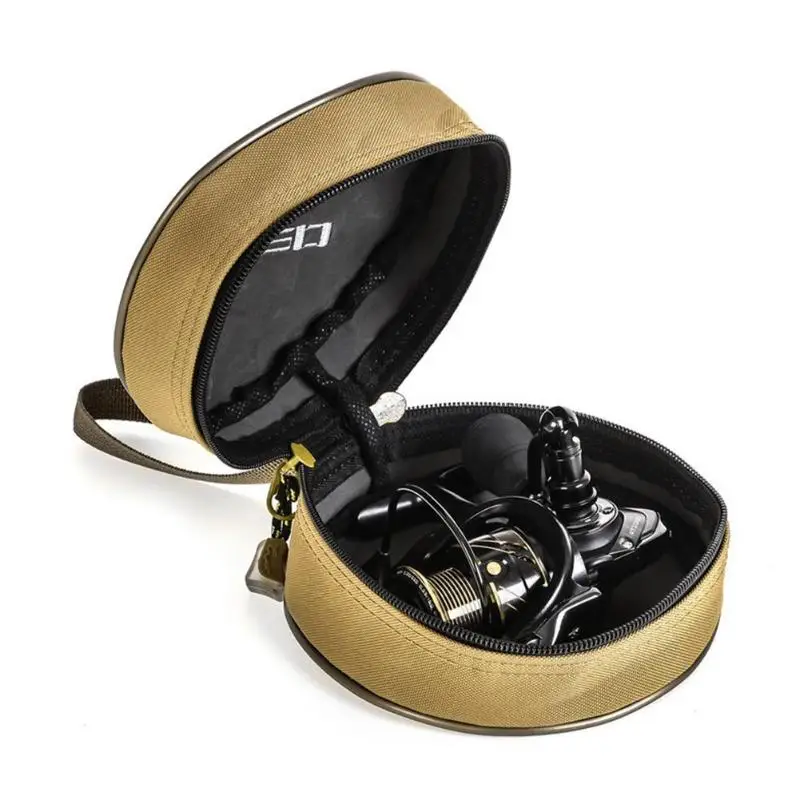 

Mini Canvas Fishing Wheel Reel Lure Tackle Storage Case Package Fish Wheel Accessories Tool Box Case Fishing Lure