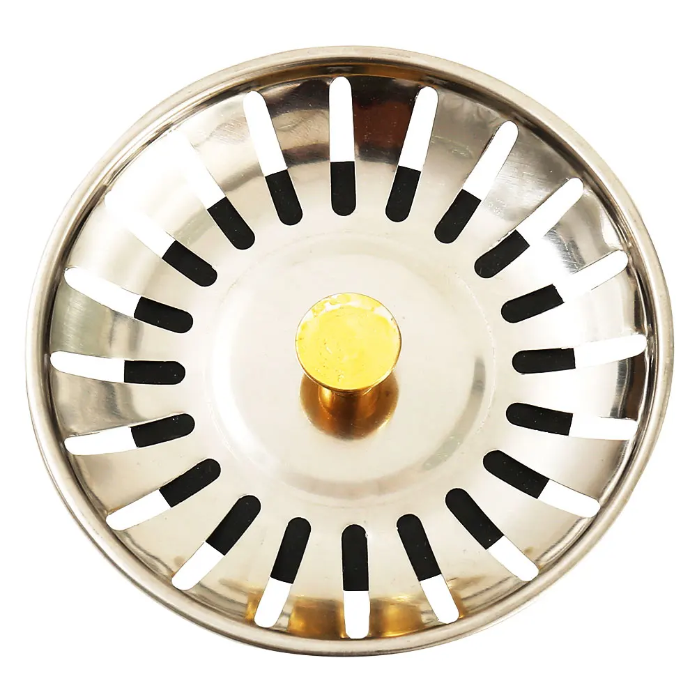 1pc Stainless Steel Kitchen Sink Strainer Stopper Waste Plug Sink Filter Bathroom Kitchen Accessories Hair Catcher High Quality 1pc Stainless Steel Kitchen Sink Strainer Stopper Waste Plug Sink Filter Bathroom Kitchen Accessories Hair Catcher High Quality