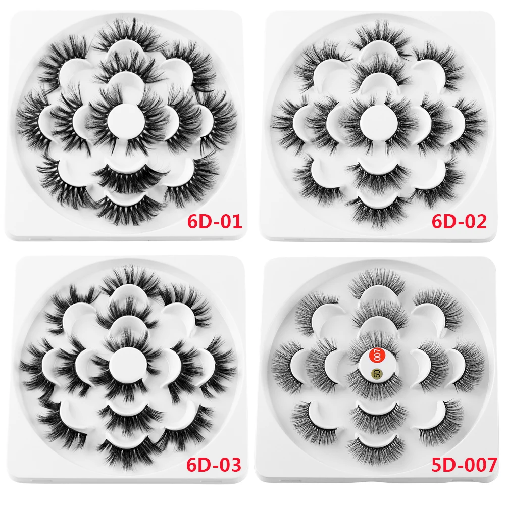 7 пар/компл. с фокусным расстоянием 25 мм 3D норковые ресницы натуральные накладные ресницы пушистые длинный толстый не тестировалось на наращивание макияжа инструмент в комплекте