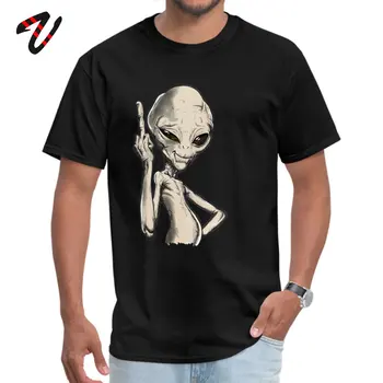 

Paul the Alien Tops T Shirt Prevalent O Neck Simple Style Rock Sleeve All Neet Student T-Shirt Funny Tee-Shirt