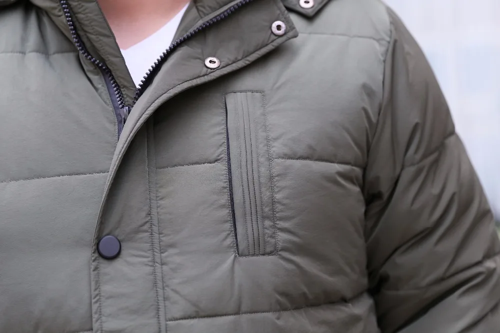 Новое поступление высокого качества пальто Для мужчин с ожирением Длинная утепленная пуховик очень Большие размеры XL-6xl7xl8xl9xl10xl11xl12xl 13xl