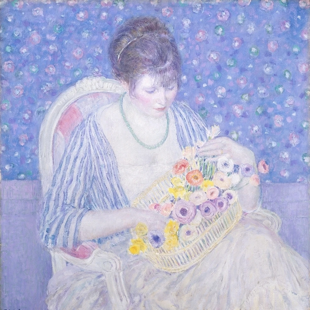 The Basket Of Flowers Poster Print (24 x 36)