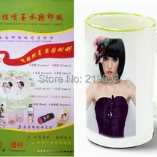 50 шт./лот) A4 струйный прозрачный стакан с отметками водянистая бумага для печати