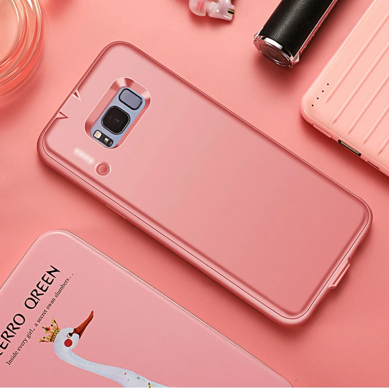 Чехол для батареи для Samsung Galaxy S8, мягкий чехол из ТПУ для зарядки телефона, чехол для зарядного устройства для Samsung S8 Plus