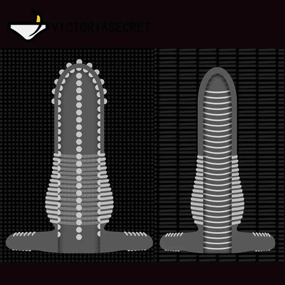 Reusable Anal Condoms For Men Penis Sleeve Gay Cock Sleeve Condom Adult Sex Products Gay Condoms Sex Toys for Men Gay Adult Sex