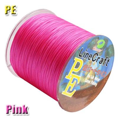 PE Улучшенная рыболовная проволока 12 прядей плетение гладких прочных плетеных линий 1500 м многонитевая леска для карпфишинга - Цвет: pink