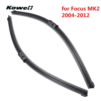 

KOWELL Front Windshield Wiper Blades Refill Brushes for Car Janitors Windscreen Washer for Ford Focus MK2 04-12 Window Washer