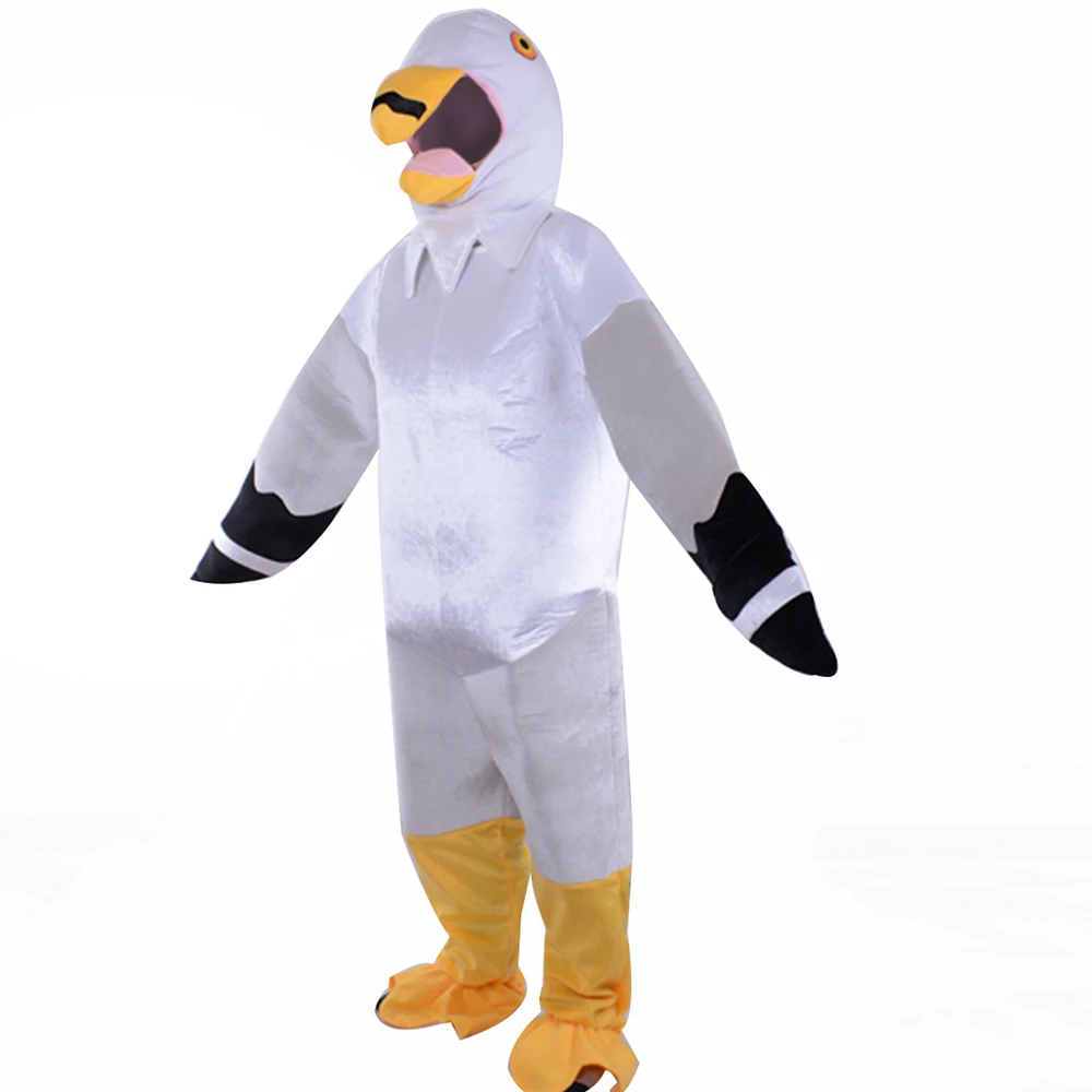 

Adult Seagull Mascot Overhead Bird Halloween Fancy Dress Costume Mens Ladies Unisex Fancy Dress Party Mascot Costume One Size