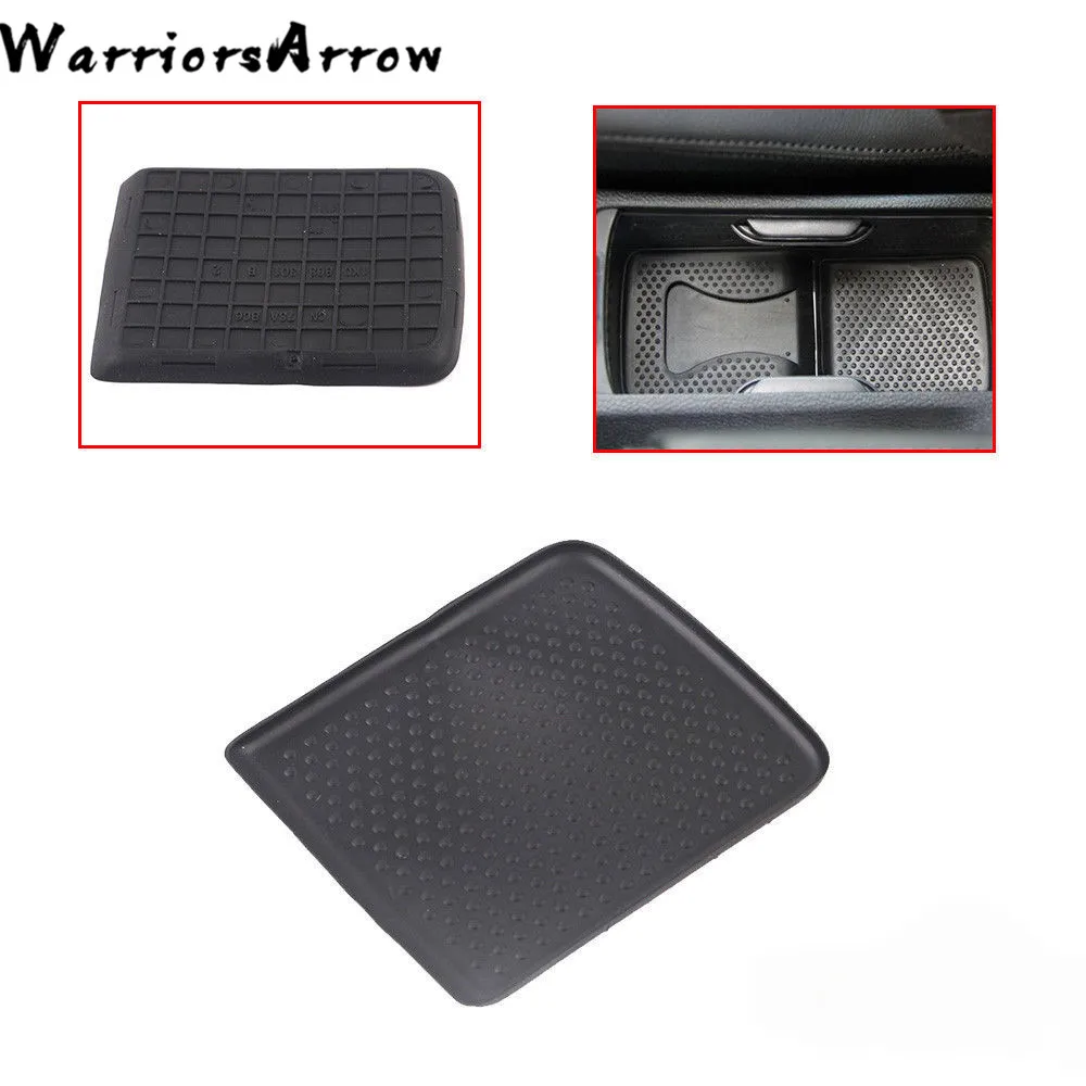 

WarriorsArrow Black Bottle Centre Console Rubber Mat Pad For VolksWagen Jetta Golf MK5 MK6 EOS 2009-2016 1K0863301B 1K0862531A