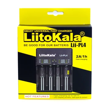 

Liitokala Lii-PD4 LCD Lii-PL4 Battery Charger, Charging 18650 18350 21700 14500 26650 3.7V1.2V AA AAA NiMH Battery