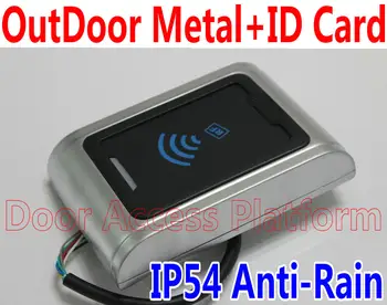 

2 pcs per OutDoor Anti-Water Metal Case Slave RFID EM ID Card reader wiegand reader card 125KHz EM ID card for controller panels