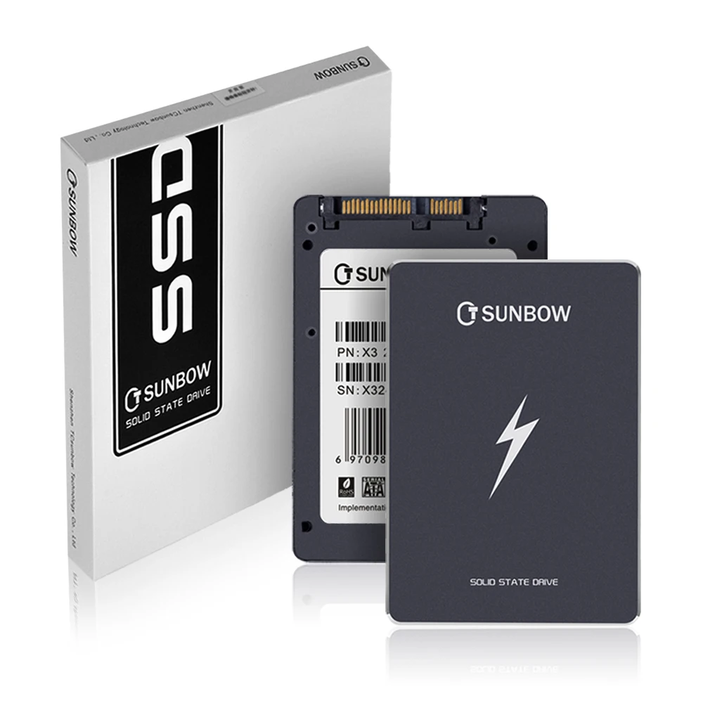 TC-SUNBOW SATA 3 60 ГБ 120 ГБ 240 480 1 ТБ твердотельных дисков с 3 летами гарантированности Самый дешевый 2,5 жесткий диск SSD для ПК
