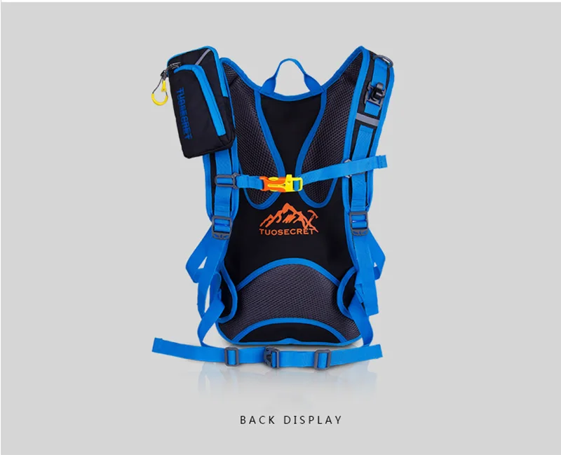 mochila unissex de náilon para ciclismo, caminhadas,