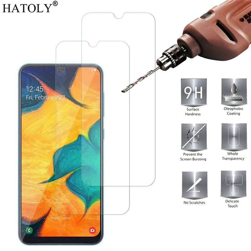 

2Pcs For Glass Samsung Galaxy A40 Screen Protector For Samsung Galaxy A40 Tempered Glass Protective Phone Glass Film A30 A40 A50