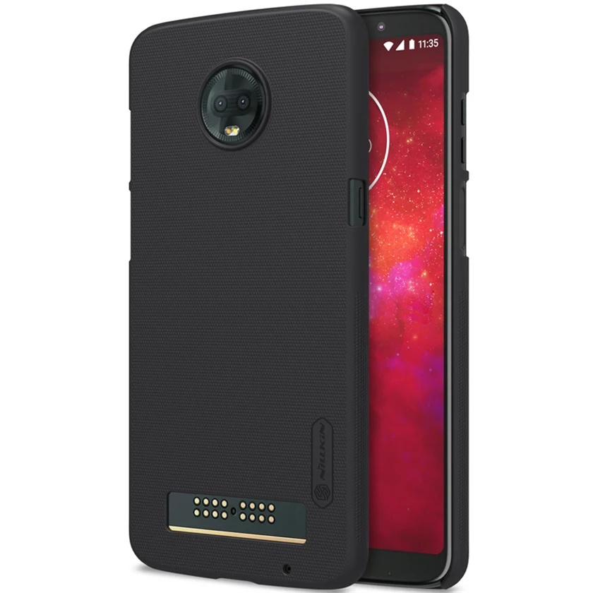 

Nillkin Case for Moto Z3 for Moto Z3 Play Frosted Shield PC Hard Back Cover sFor Moto Z3/Z3 Play Case with Gift