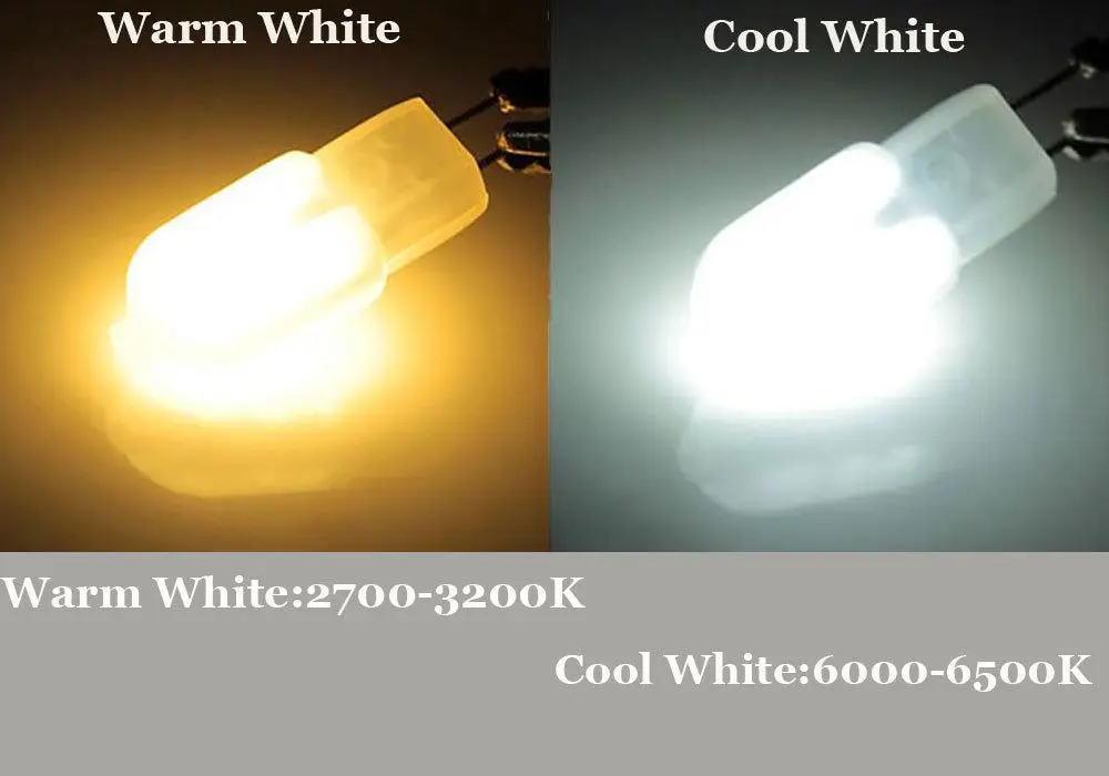 5 шт./лот G4 светодиодный двухштырьковый цоколь 20 Вт эквивалент галогенной лампы AC/DC 12 В теплый/холодный белый 3000 К 6000 К 360 градусов 220 В