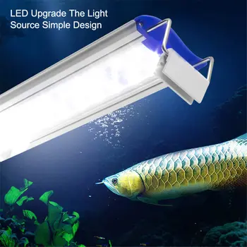 

AC 110V-220V Aquarium Light Ultrathin LED Aquarium Light 12-24W LED Overhead Aquarium Water Plant Growth Light 6000-7500K