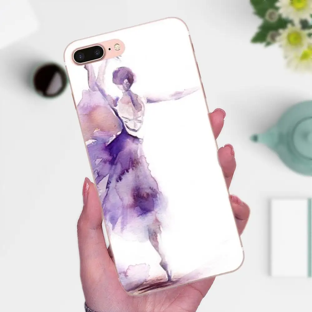 Для Huawei P7 Honor 4C 5A 5C 5X 6 6C 6A 6X 7 7X 8 9 V8 V10 Y3II Y5II Y6II G8 Play Lite Мягкий Сотовый телефон балетная