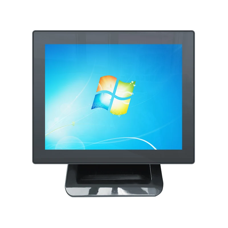 

Touch pos machine black 15 inch dual screen pos system