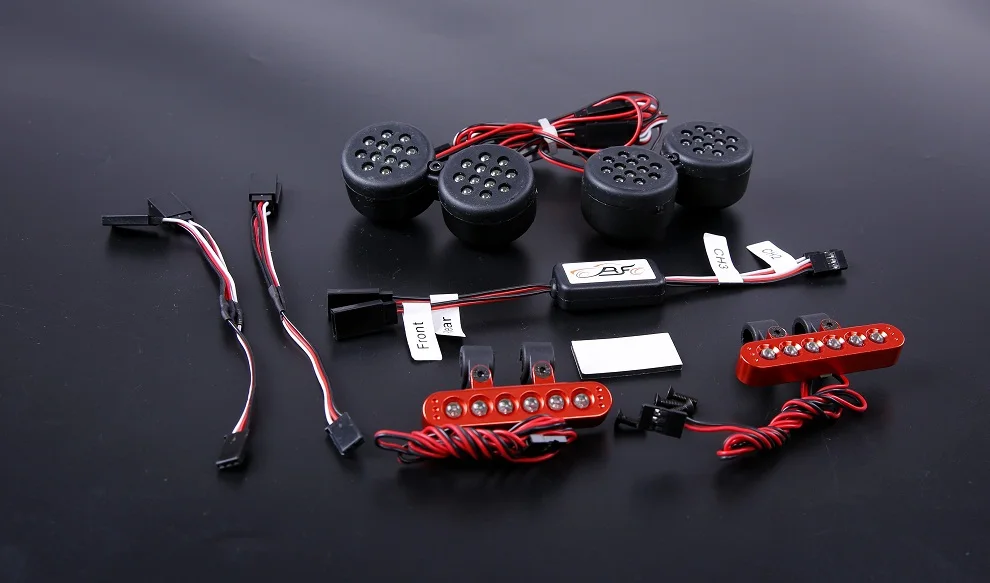 Комплект светодиодных ламп 87099 для losi 5ive t rovan lt|spare parts|rc baja1/5 scale |
