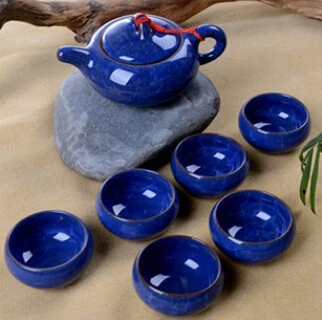 Акция элегантные китайские керамические чашки настоящий чайный набор кунг-фу чайный сервиз чайный горшок чайная чашка