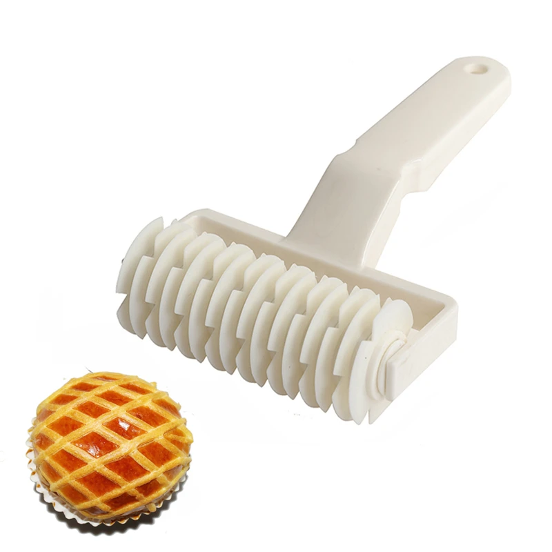 XEJONR Large Size Pizza Roller Knife Pie Slicer Mold Pastry Embossing Lattice Dough Cutter