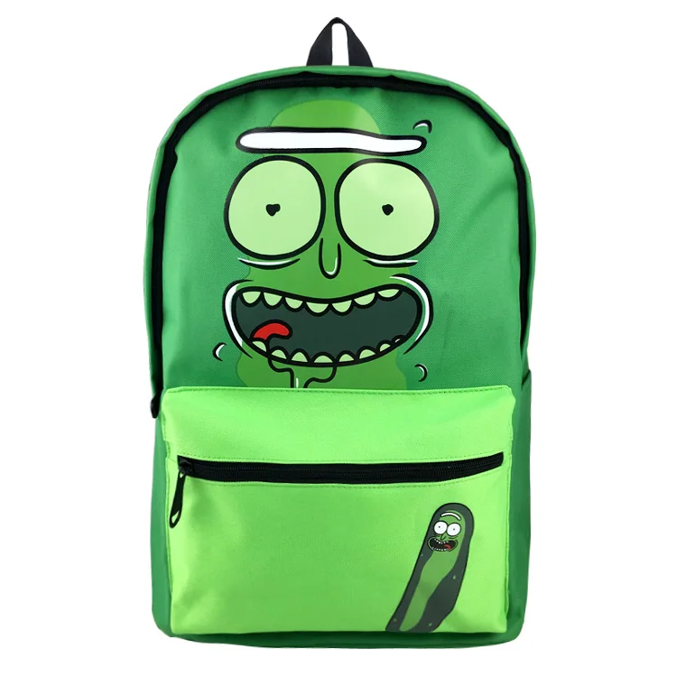 

Anime Rick and Morty Crazy Scientist Backpack Canvas Bag School Bags for Boys Girls Casual Schoolbag Knapsack Laptop Bags