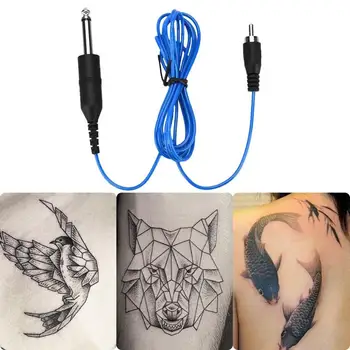 

Professional Silicone Hook Line Tattoo Clip Cord for Straight RCA Insert Tattoo Machine Tattoo Power Supply Clipcord
