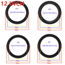 Запчасти для объемного звучания колонок, 12 дюймов, сабвуфер, громкий динамик, сделай сам, ремонтные детали, подвеска, складные края, ремонтные аксессуары