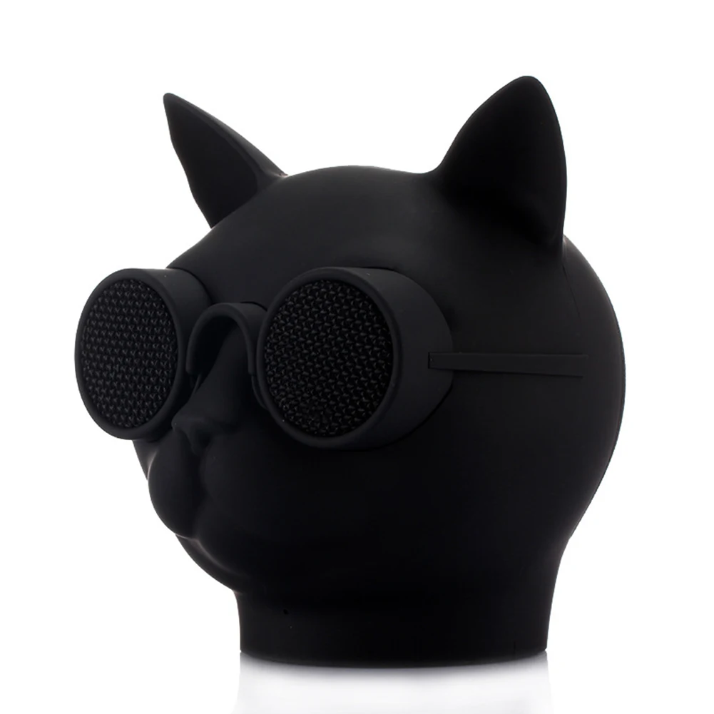Кошачья голова форма беспроводной Bluetooth стерео бас Музыка динамик звук бум коробка