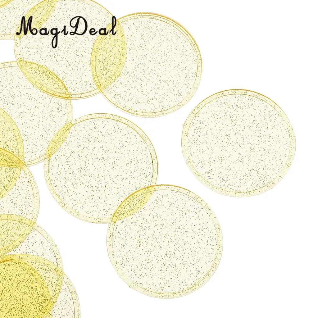 MagiDeal 40Pcs Plastic Count Bingo Chips Markers for Bingo Game Cards Party Fun Family Club Games Supplies Accessory