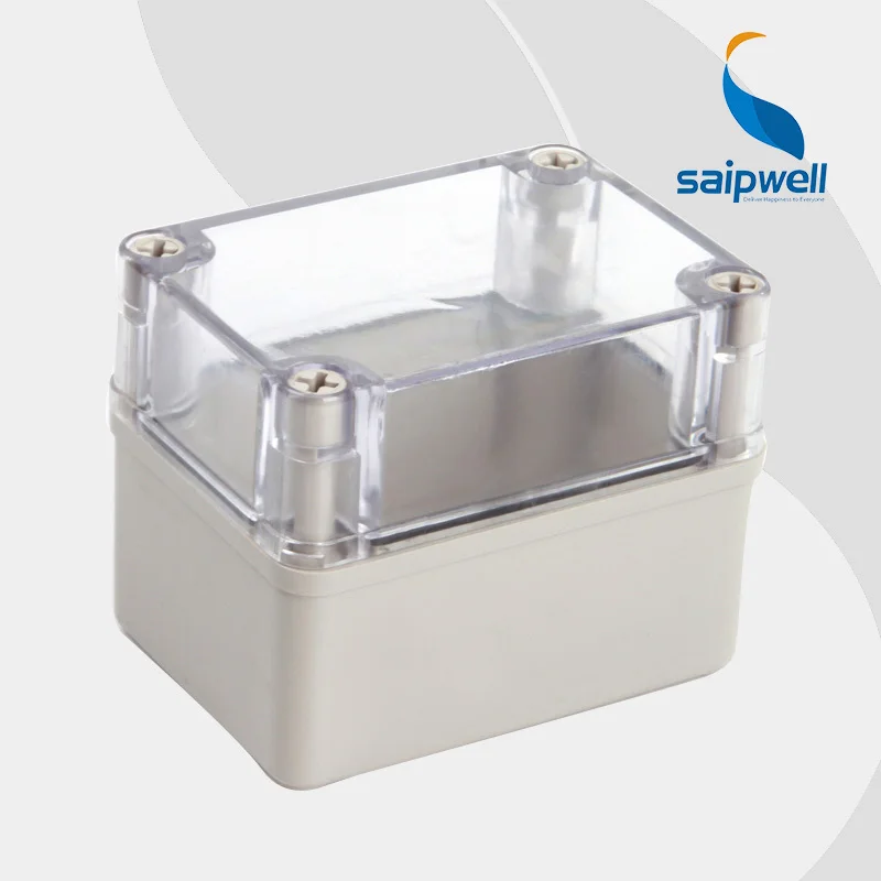 

2015 best hot sale ip65 waterproof electrical distribution box with transparent cover 80*110*85mm High quality DS-AT-0811-1