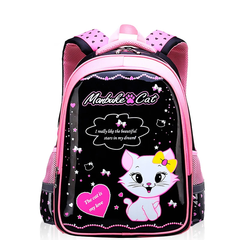 Рюкзак Gato doce Da Menina Escola Bolsas Padro Miudo Dos Desenhos Animados Mochila Crianas Saco DE Menina|sacos de escola meninas|mochila