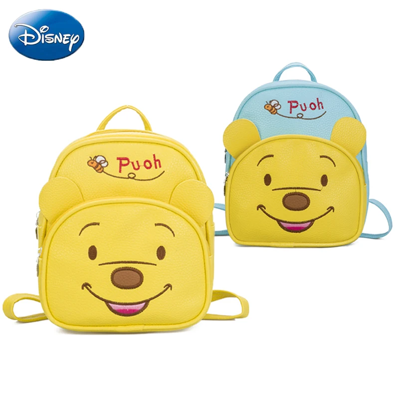 Disney 2018 Winnie The Pooh Bag Children's Messenger Fashion Girls Shopping Shoulder Bags PU Portable Plush Backpack Travel | Игрушки и
