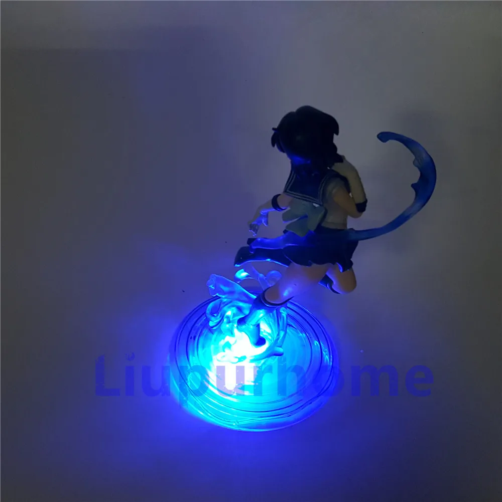 Сейлор Мун lamparas Меркурий фигурка светодиодный свет DIY Набор Figuarts Zero Sailor Mizuno Ami