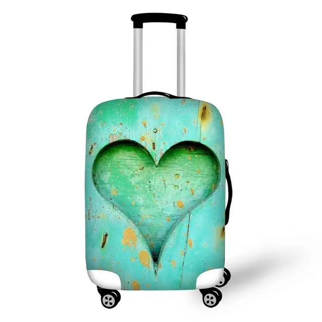 suitcase with zipper cover