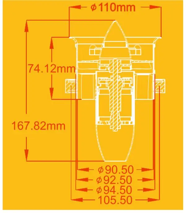 Радиоуправляемый Воздушный самолет 50 V, 142A, 7100 W, 9,3 KG 12 Blade 120mm/105mm/90mm/70mm 12S EDF электронный воздуховод двигателя вентилятора: 5060 750KV