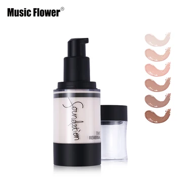 

Music Flower Cosmetic Face Makeup Full Cover Liquid Foundation Makeup Face Base Long Lasting Concealer Primer BB Cream 38ml