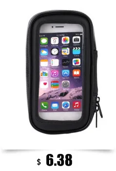 Perfect B-SOUL Bicycle Handlebar Mobile Phone Pouch Touch Screen Top Frame Tube Storage Bag Waterproof Cycling Cellphone Holder Bag 0