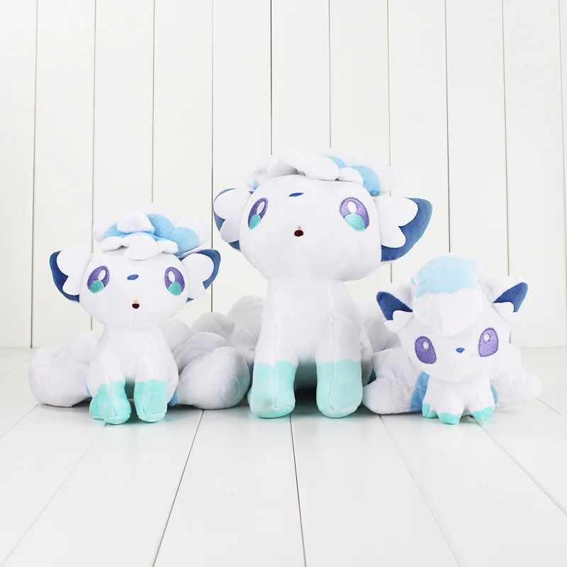 

3Style Japan AnimeToys White Alola Vulpix PP Cotton Stuffed Animals Plush Toys Gifts